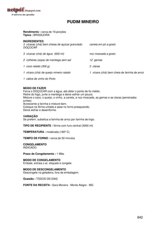 Receitas uniao de a a z