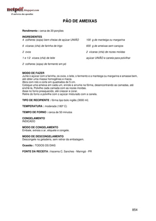 Receitas uniao de a a z