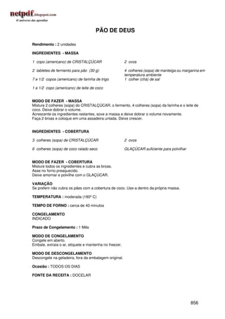 Receitas uniao de a a z