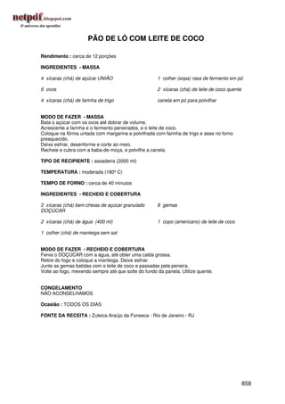 Receitas uniao de a a z