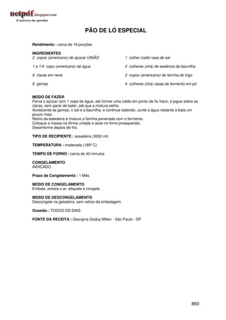 Receitas uniao de a a z