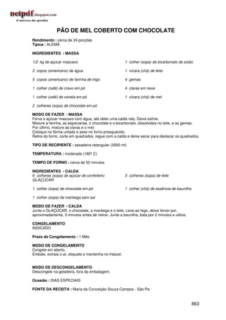 Receitas uniao de a a z