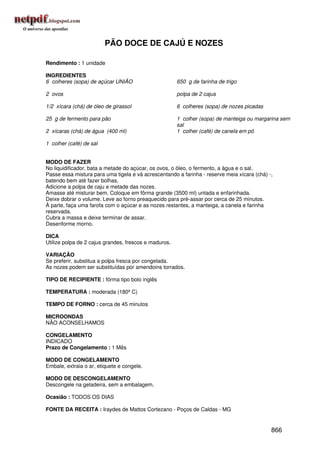 Receitas uniao de a a z