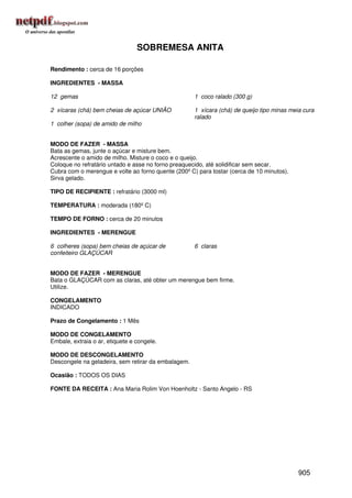 Receitas uniao de a a z