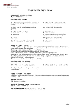 Receitas uniao de a a z