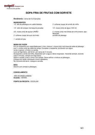 Receitas uniao de a a z