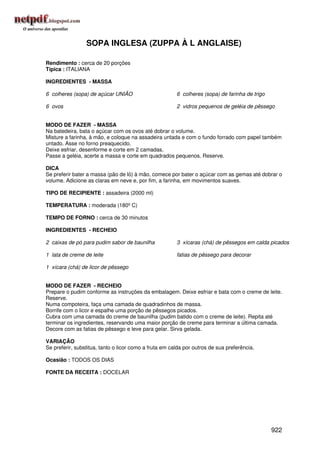 Receitas uniao de a a z