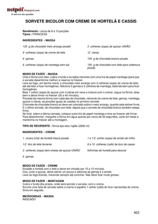 Receitas uniao de a a z