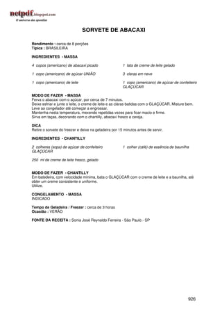 Receitas uniao de a a z