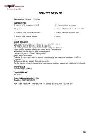 Receitas uniao de a a z