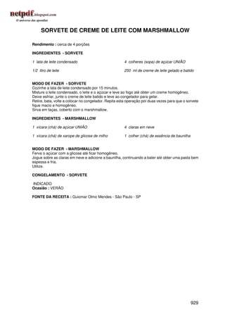 Receitas uniao de a a z