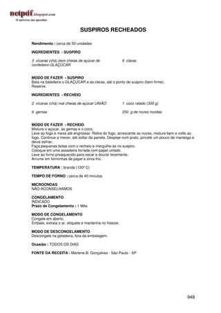 Receitas uniao de a a z