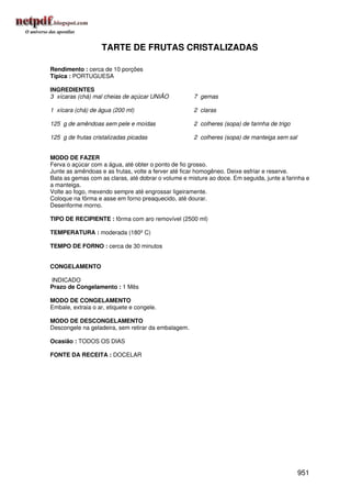 Receitas uniao de a a z