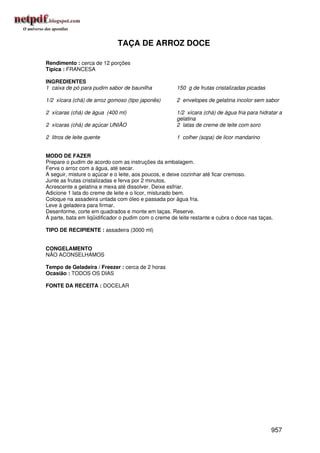 Receitas uniao de a a z