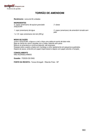 Receitas uniao de a a z