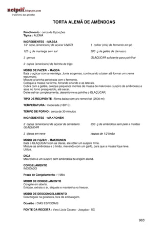 Receitas uniao de a a z