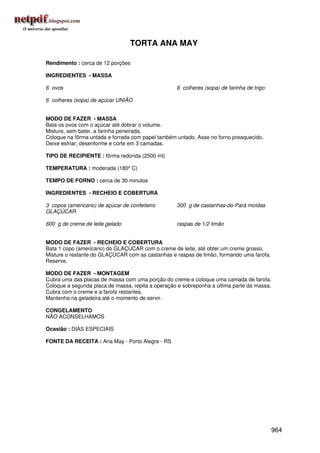 Receitas uniao de a a z