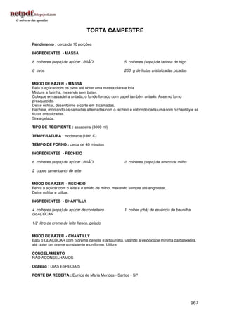 Receitas uniao de a a z