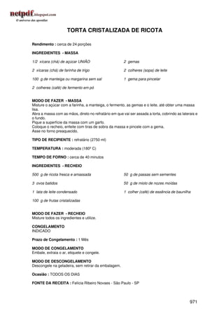 Receitas uniao de a a z