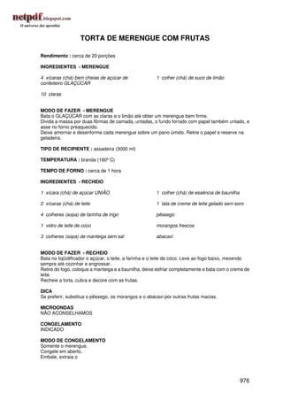 Receitas uniao de a a z