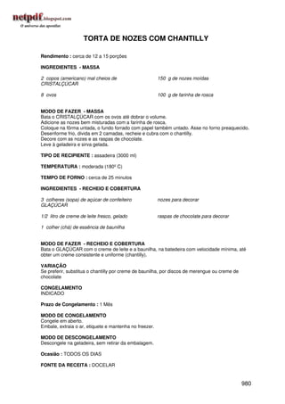 Receitas uniao de a a z