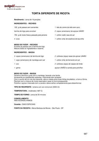 Receitas uniao de a a z