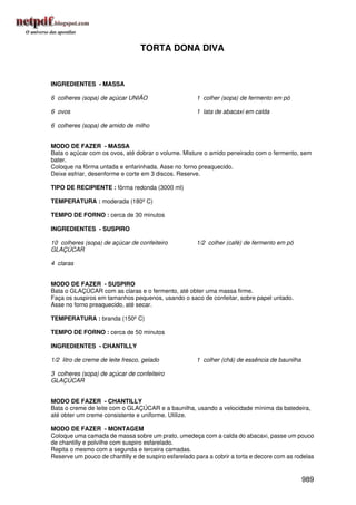 Receitas uniao de a a z