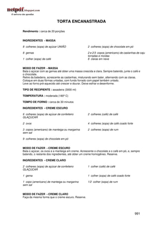 Receitas uniao de a a z