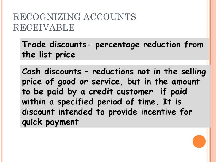 Trade receivables discounting system means