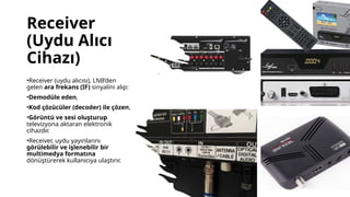 Receiver (Uydu Alıcı Cihazı).pptx sddddddddddddddd | PPTX