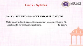 Recent Advances and Applications in Reinforcement Learning | AI & ML ...