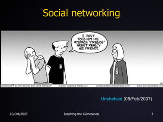 Social networking Unshelved  (08/Feb/2007) 