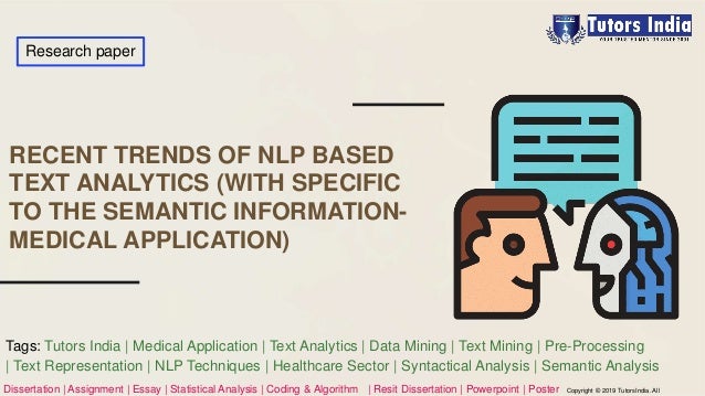 access semantic based data based analytics trends NLP of specific (with text Recent