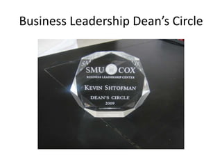 Recent Accomplishments