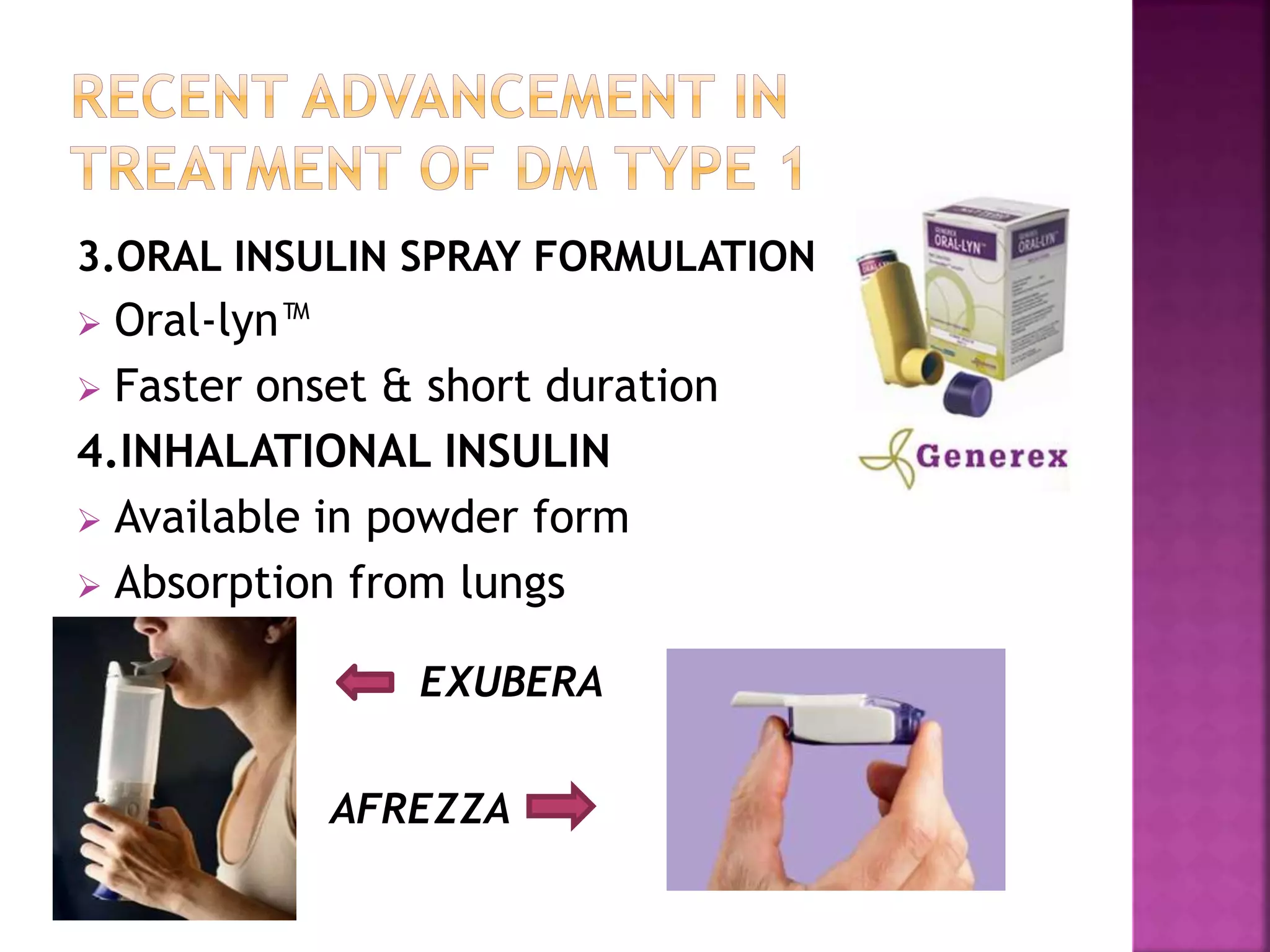 Recent advancement in treatment of diabetes mellitus | PPTX | Endocrine ...