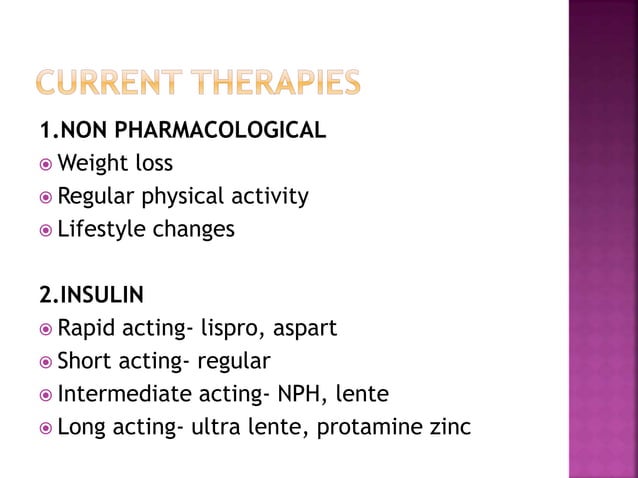 Recent advancement in treatment of diabetes mellitus | PPTX | Endocrine ...