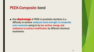 Recent advancements in denture base materials [autosaved]
