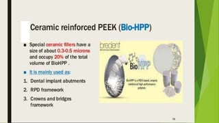 Recent advancements in denture base materials [autosaved]