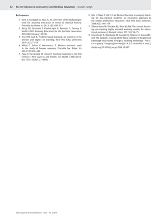 Recent advances and changing face of anatomy | PDF