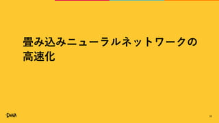 畳み込みニューラルネットワークの
高速化
77
 