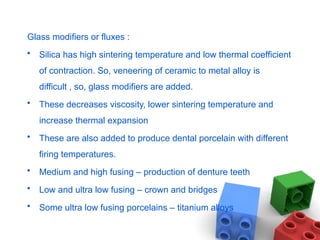 Tooth Modifiers RECENT ADVANCES IN DENTAL CERAMICS.pptx