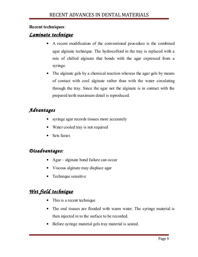 Recent advances in dental materials certified fixed orthodontic cours…