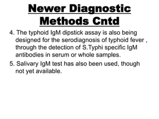 Recent advances in enteric fever | PPTX