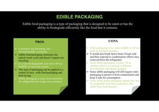 Recent advances in food packaging | PDF