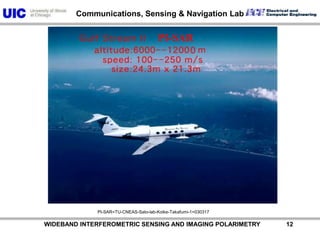           WIDEBAND INTERFEROMETRIC SENSING AND IMAGING POLARIMETRY               12PI-SARPI-SAR=TU-CNEAS-Sato-lab-Koike-Takafumi-1=030317