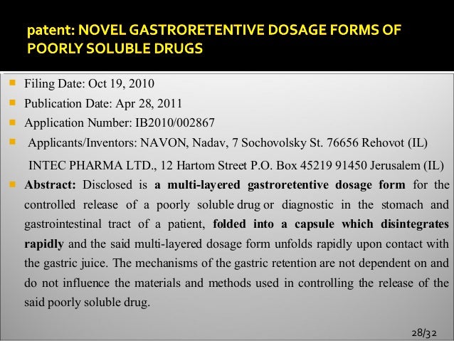 of gastric juice composition advances Recent GRDDS in