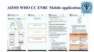 AIIMS WHO CC ENBC Mobile application
 