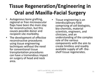 Recent and Latest Advances in Oral and Maxillofacial surgery, Dr ...