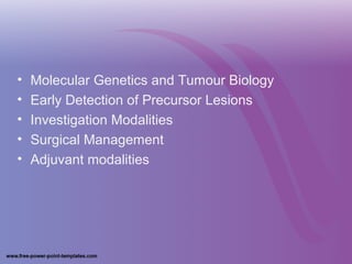 Recent advances in pancreatic cancer | PPT