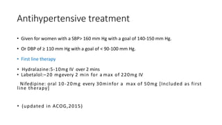 Recent advances in pre eclampsia | PPTX